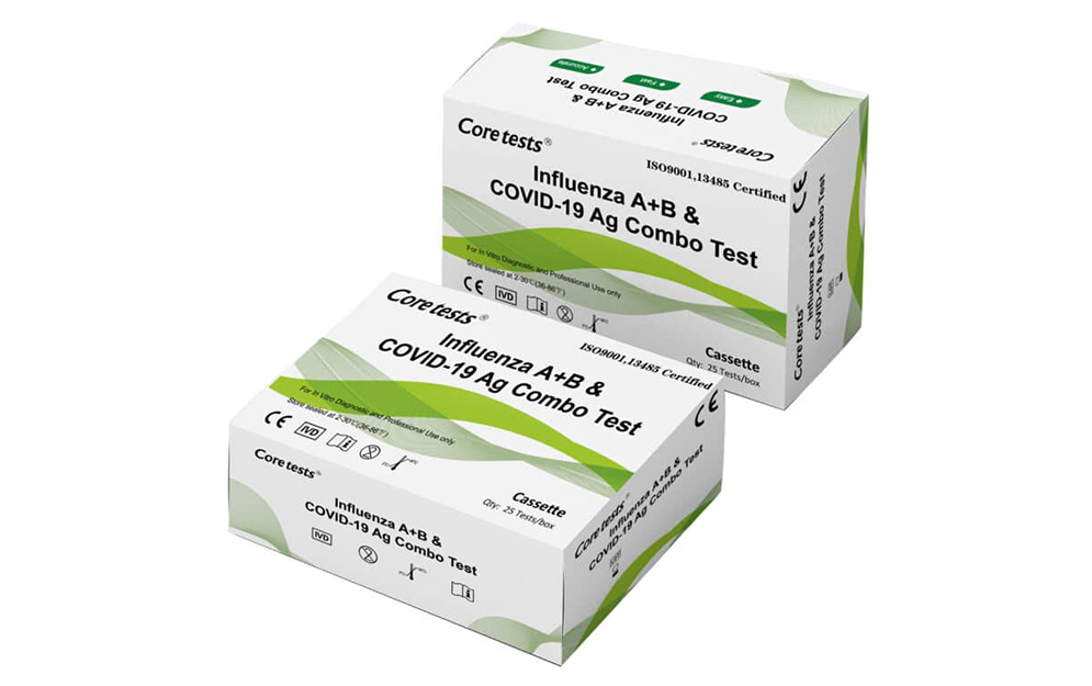 Influenza A+B & COVID-19 (FLU, COVID-19) Ag Combo Test - CorDx